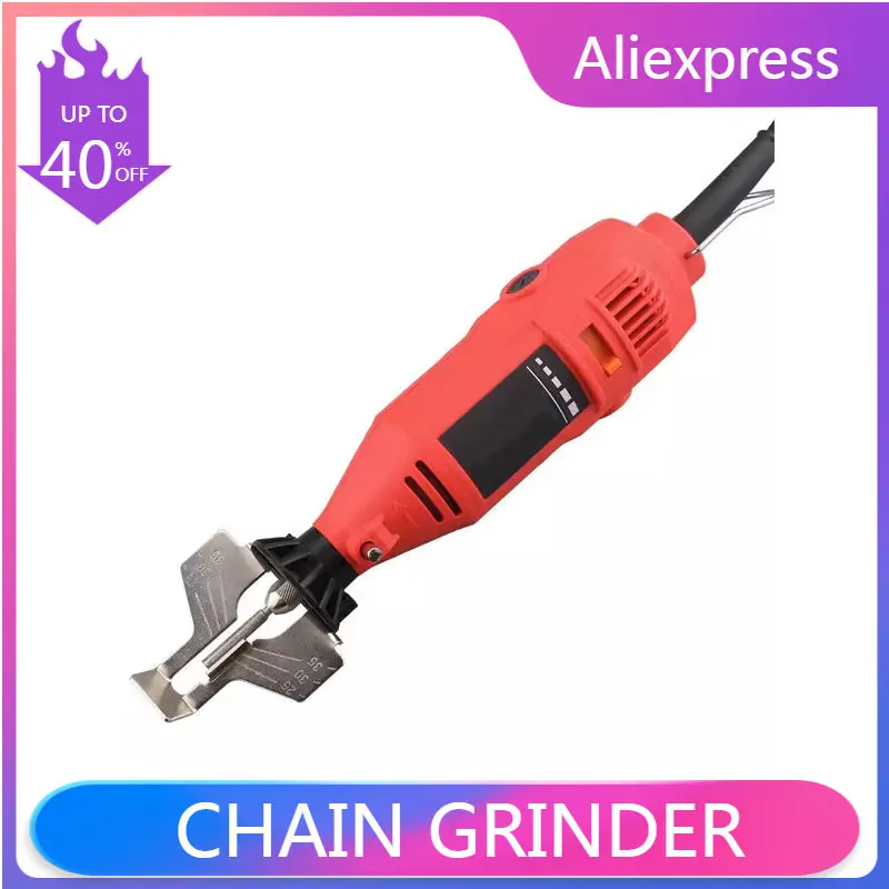 

Efficient Chain Grinder Portable Electric Handheld File Grinding Machine Emery Grinding Head Accessaries Without Dismantling