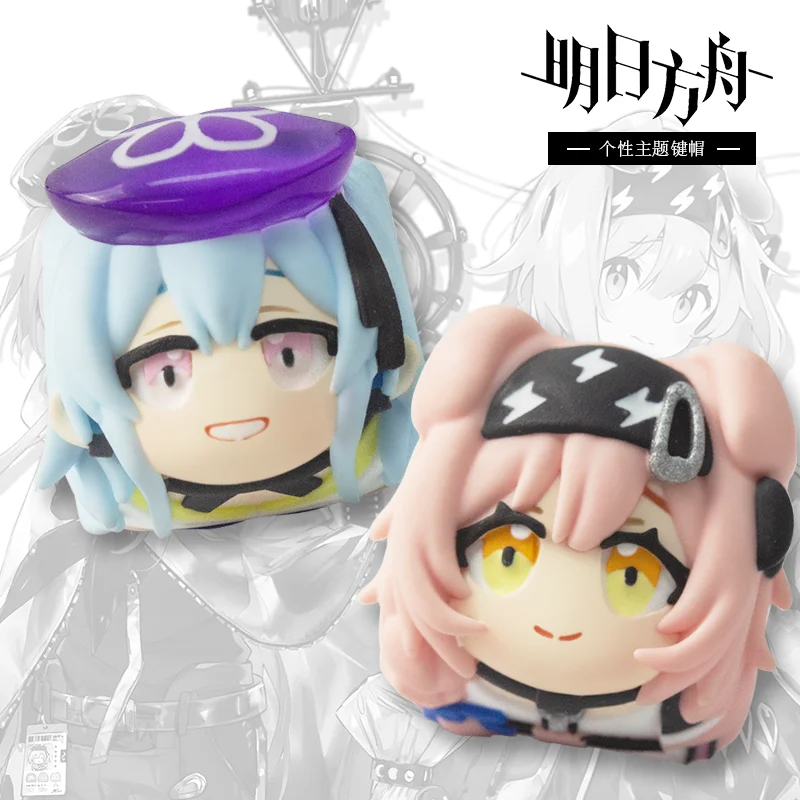 

Arknights Artisan Keycap Mizuki Goldenglow, смола, персонализированная крышка для клавиатуры, милый колпачок для клавиатуры в стиле аниме для механической клавиатуры, подарок