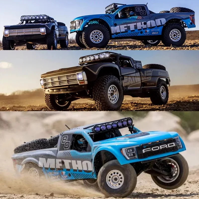 

Радиоуправляемый внедорожный шорт-корс трак Losi Baja Rey Ford Raptor 1/10, полноприводный, электрический, готовый к заезду (RTR), для любителей внедорожного хобби, для всех.