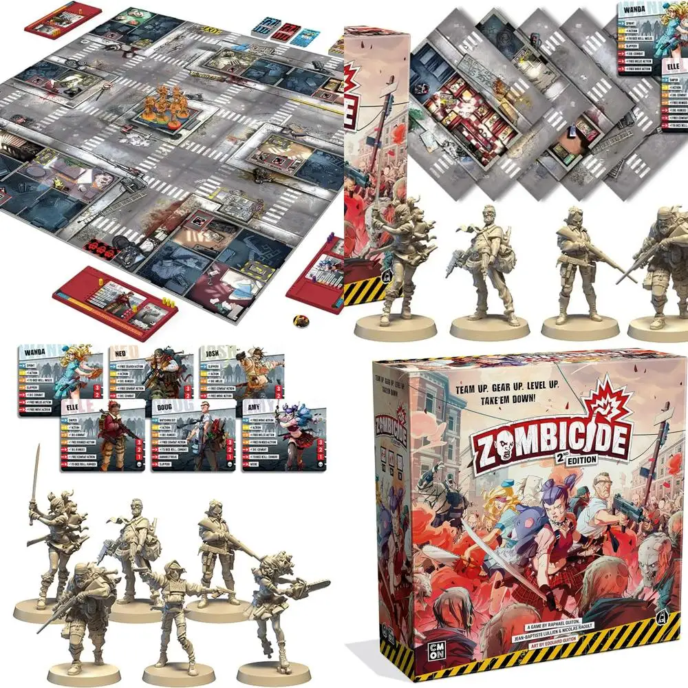 

CMON's Zombicide 2nd Ed: Team Up to Survive the Zombie Outbreak - Ages 14+, 1-6 Players, 1hr Avg. Play