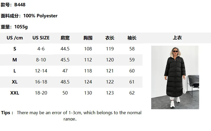 2025 Women Winter Coat Stylish Thick Warm Parkas