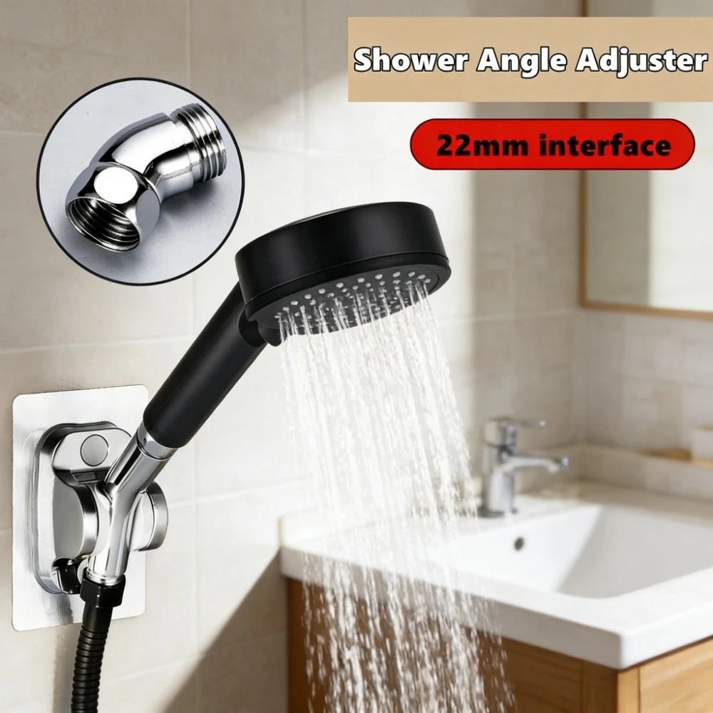 Shower head angle adjustment elbow 135 ° telescopic shower arm connector, top spray head elbow connection adapter