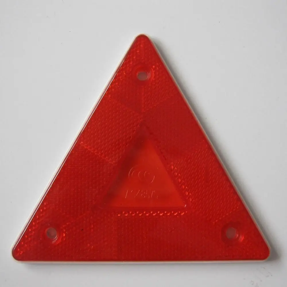 2 Styles Triangle Warning Reflector New Reflective Sign Board 15CM Sign Frame Strip Reflector Sticker Outdoor Safety