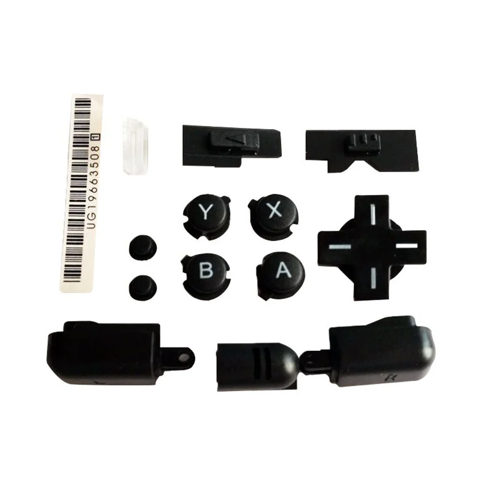 ปุ่มเชลล์สำหรับตัวเครื่องแบบเต็มพร้อมสติกเกอร์สำหรับคอนโซลแบบ NDS Lite แป้นคีย์แทนที่แบบไขว้สำหรับ NDSL