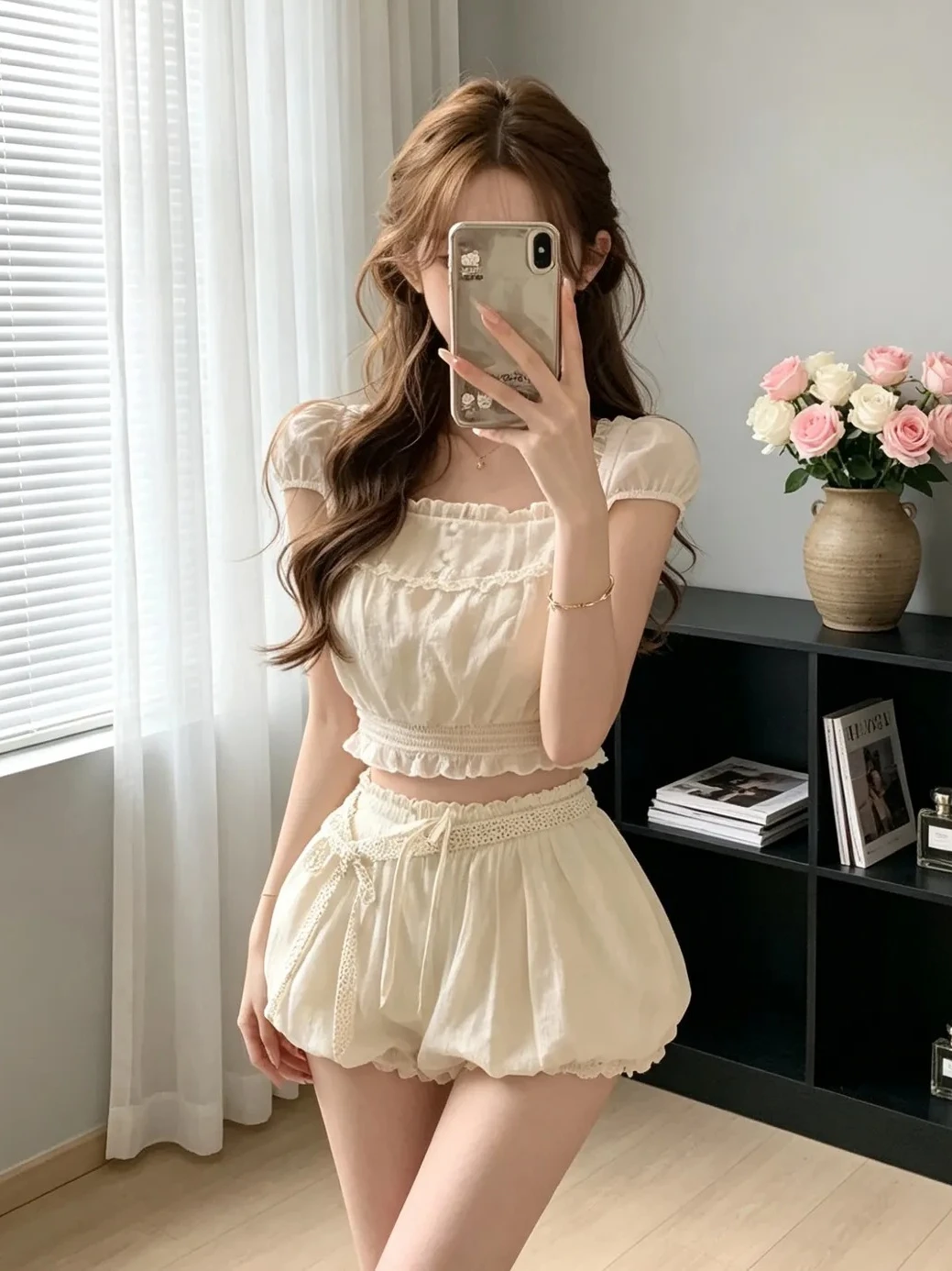 Summer Coquette Sweet 2 Piece  - Elastic Lace Trim ulasan dan harga