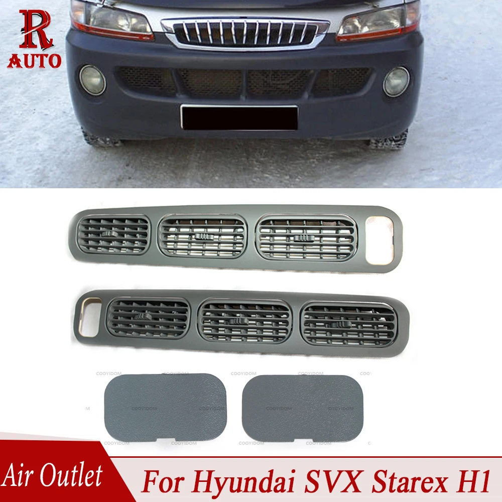 R-AUTO Air Outlet For Hyundai SVX Starex H1 JAC Refine Car Roof Central Air-conditioning Outlet Vent Cover Plate Top-mounted