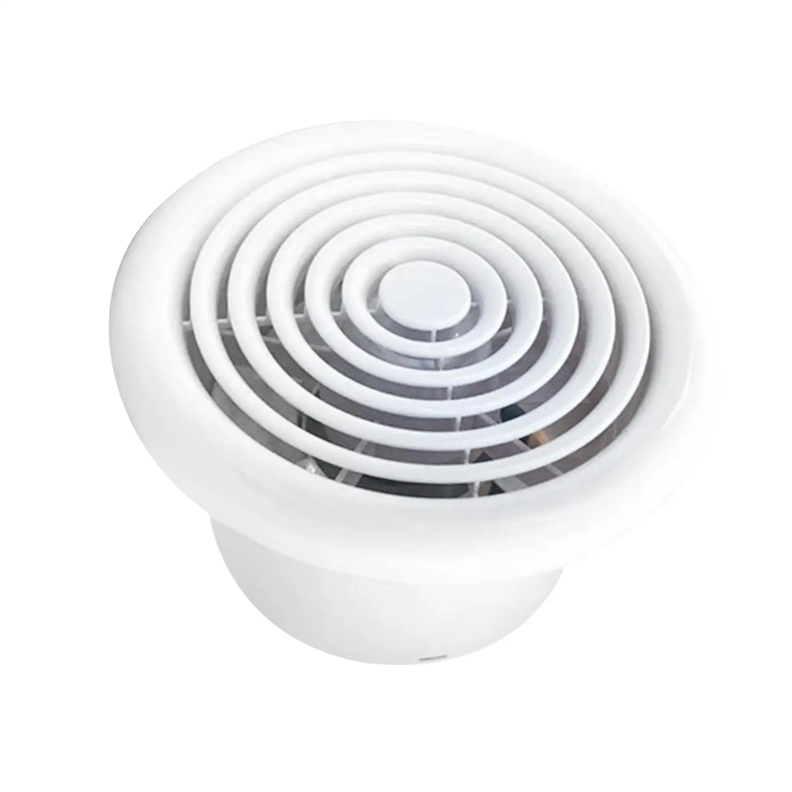 พัดลมระบายความร้อนติดผนังความเร็วสูงกลมเงียบกันน้ำพัดลมสำหรับห้องน้ำห้องซักรีดห้องครัวห้องใต้หลังคาห้องน้ำ