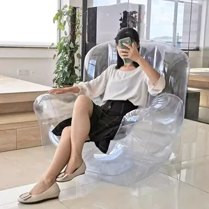 Großes ergonomisches Sofa für das Wohnzimmer, aufblasbar, Liege, Erwachsene, Entspannung, Wohnzimmer, minimalistischer Organisator, Schönheitssalonmöbel 12 Hauptverkaufsofa entspannen - №6