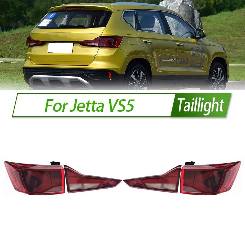 

For Jetta VS5 Car Taillight Assembly OEM Style Rear Lamp with Turn Signal Reverse Light Direct Fit Replacement