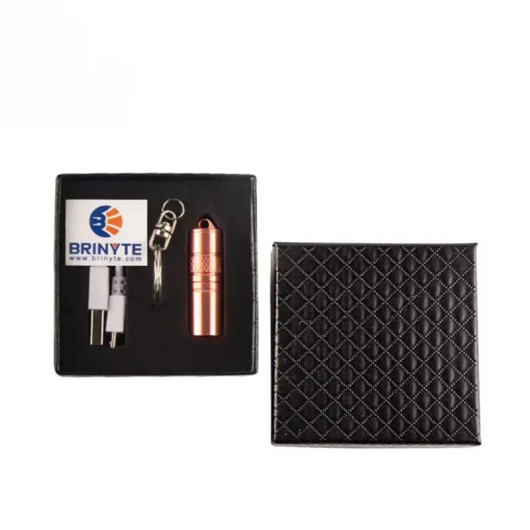 Brinyte M18 EDC linterna de autodefensa llallalinterna recargable Mini linterna portátil para acamp.