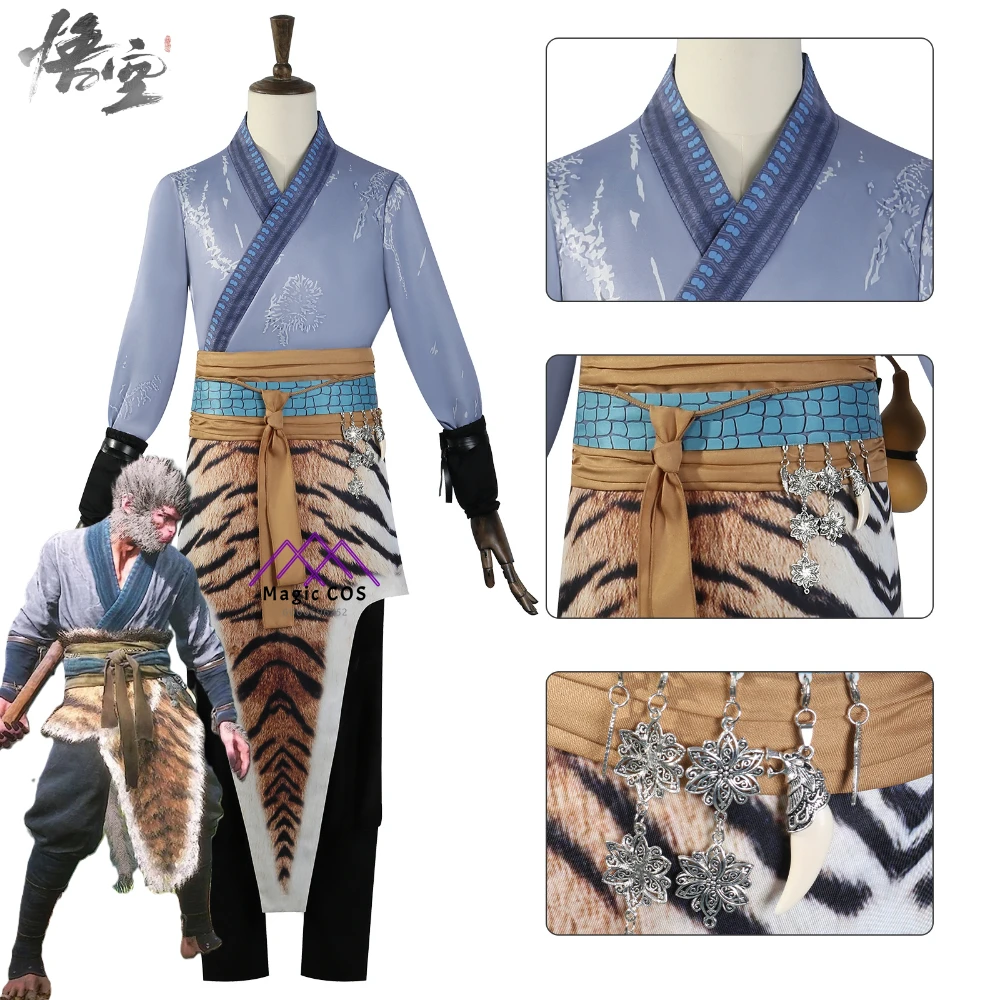 

Popular Game Black Myth Wukong Cosplay Costume The Destined One Adults Anime Role Playing Costume Halloween Cosplay Comic-Con