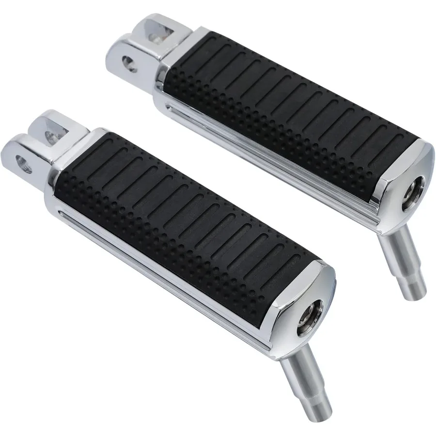 

Front Rider Foot Pegs Footrest for Harley Softail Sport Glide Fat Bob 18Up Motorcycle Durable Aluminum Alloy Design with AntiSl