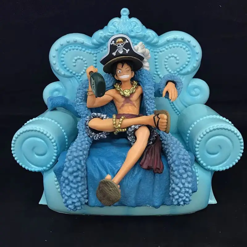 Neue 20-Jahres-Jubiläums One Piece Figur Anime-Version Luffy Zoro Chopper Sanji Robin Franky Usopp Nami Brook Actionfigur PVC-Modell Spielzeug
