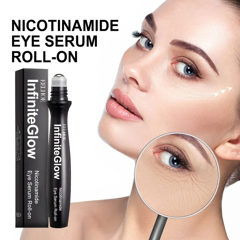 Anti Puffiness Eye Serum Roll-on Diminishes Dark Circles Fine Lines Under Eyes Hydrating Moisturizing Skin Repair Eye Care Cream