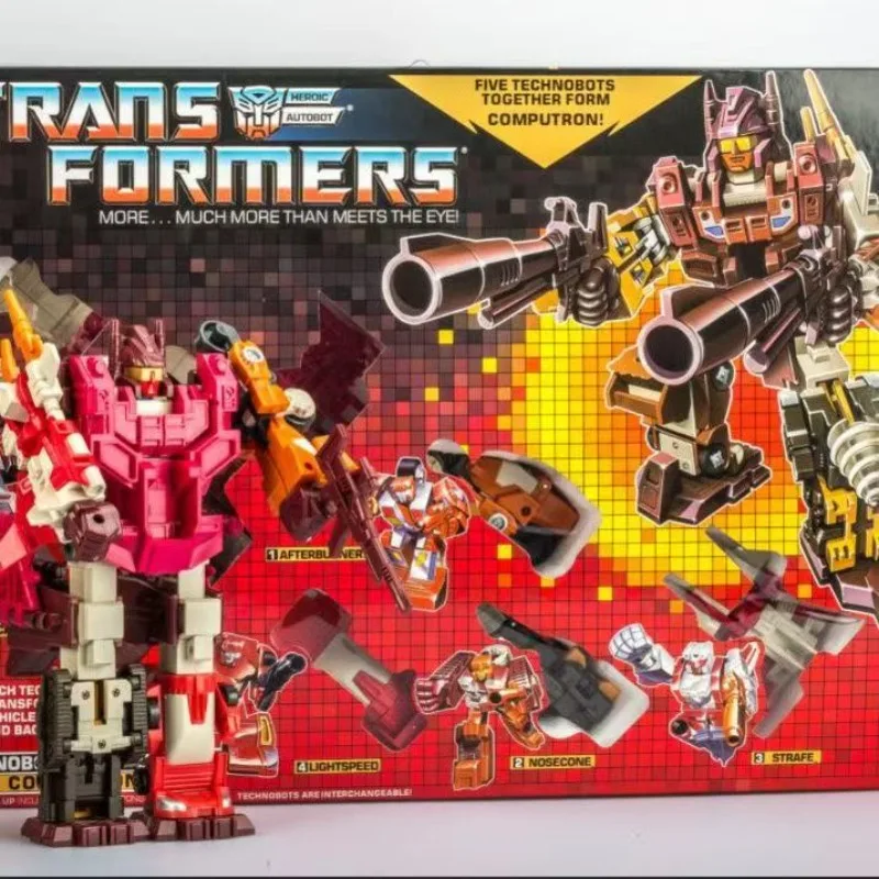 مجموعة جراج لعبة الرسوم المتحركة الجديدة TransformerG1KO Calculation King  هدية مهرجان الفن نموذج جمع شخصية الرسوم المتحركة في الاستوديو #2