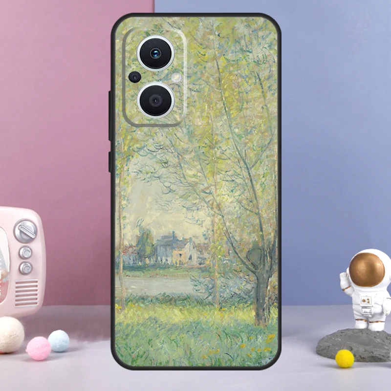 Claude Monet Cover For OPPO Reno 8 Lite 4 5 6 7 10 Pro 8T 2Z 5Z 4Z OPPO Find X6 Pro X5 X2 X3 Lite Case image 3