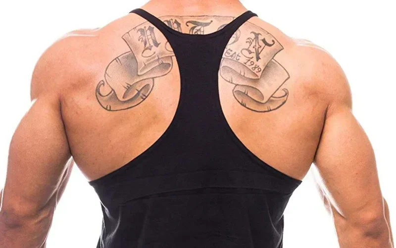 New Gym Tank Tops Men Summer 100% Cotton Sleeveless Shirt Casual Fashion Fitness Stringer Vest Men Bodybuilding Clothing