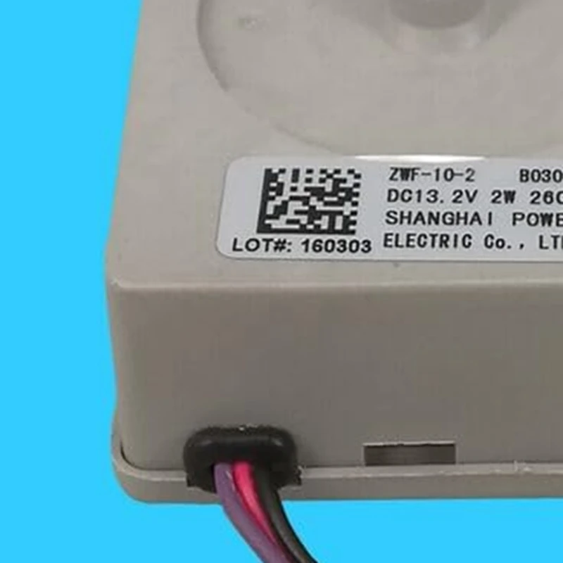 Ventilador de motor DC para Meiling, geladeira Gate-Door, ZWF-10-2, B03081032, DC 13.2V, 2W