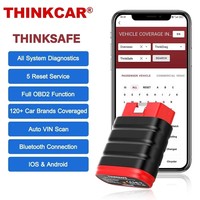 THINKCAR THINKSAFE Bluetooth OBD2 Automotive Scanner All System All Makes Free 6 Resets Bi-directional OBD 2 Car Diagnostic Tool