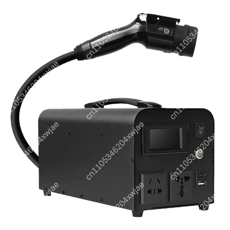 Portable EV Discharge Gun 5.5KW DC Output Compatible with Multiple International Charging Standards