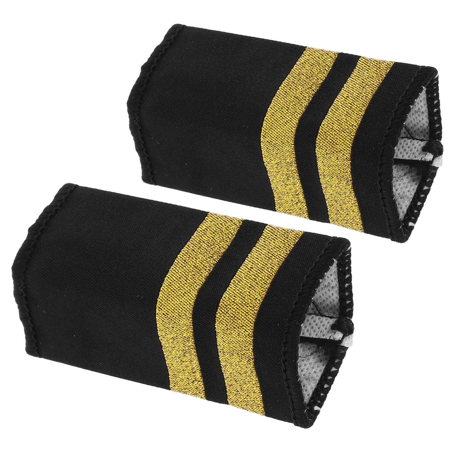 

1 пара погонов для пилотов, два погона для авиационной униформы, значок капитана, легкий, прочный, авиакомпании