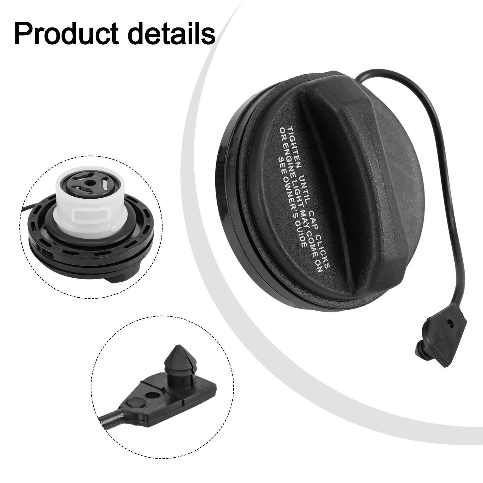 

Car Maintenance Vehicle Repair Direct Replacement Cap Fuel Cap For Jaguar XF Plastic Material Practical Material Single Piece