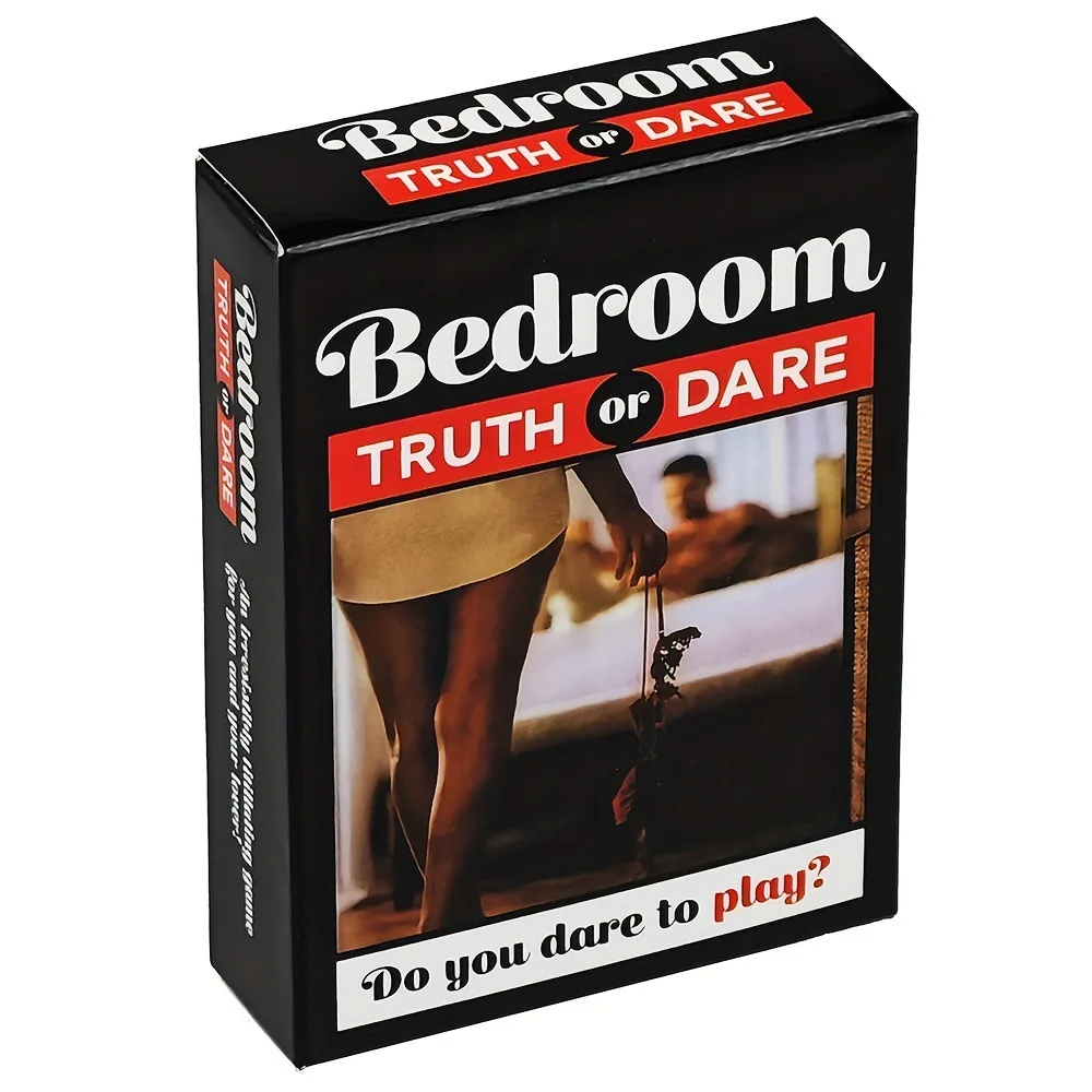 Bedroom Truth or Dare, Bedroom Adventure Adult Card Game, Couple Game - Great Party Game for Close Adult Friends or Couples