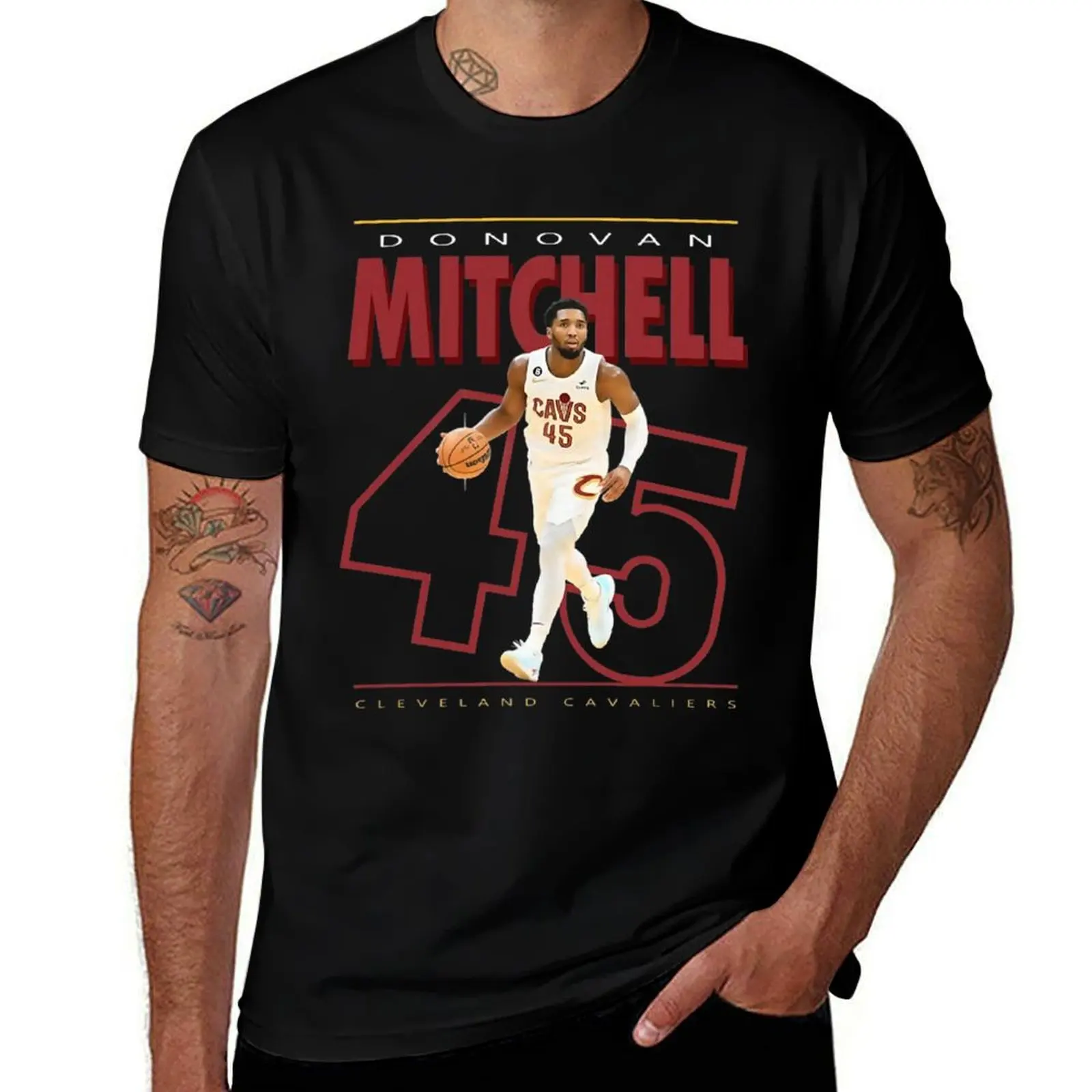 Donovan sport Mitchell (1) T-Shirt customs quick drying plus size tops oversized Men's t-shirts