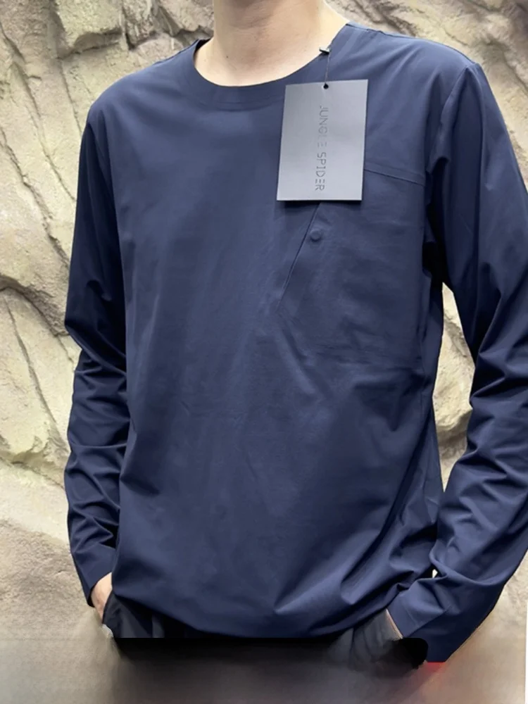 

Outdoor Men's Long Sve T-irt Comfortable Breathable Functional Spring Autumn Seasonal Pred Glue kets Sports Top