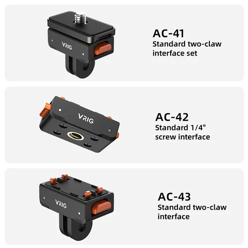 VRIG UURIG Soporte de liberación rápida para placa QR Insta360 ACE/ACE PRO/ACE PRO 2 para X5 / X4 / X3 / X2 / ONE RS / ONE X