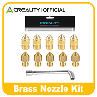 Creality Original Ender 3 Brass Nozzle Kit MK Nozzle 3D Printer Accessories for Ender 3/Pro/V2/V2 Neo/S1/S1 Pro/Ender 5/Plus/Pro