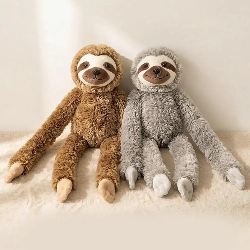 Creative Hanging Animal Plush Toys Lifelike Monkey Sloth Orangutan Doll Warm Mom-Child Hugging Doll Cuddly Home Decor Kids Gifts