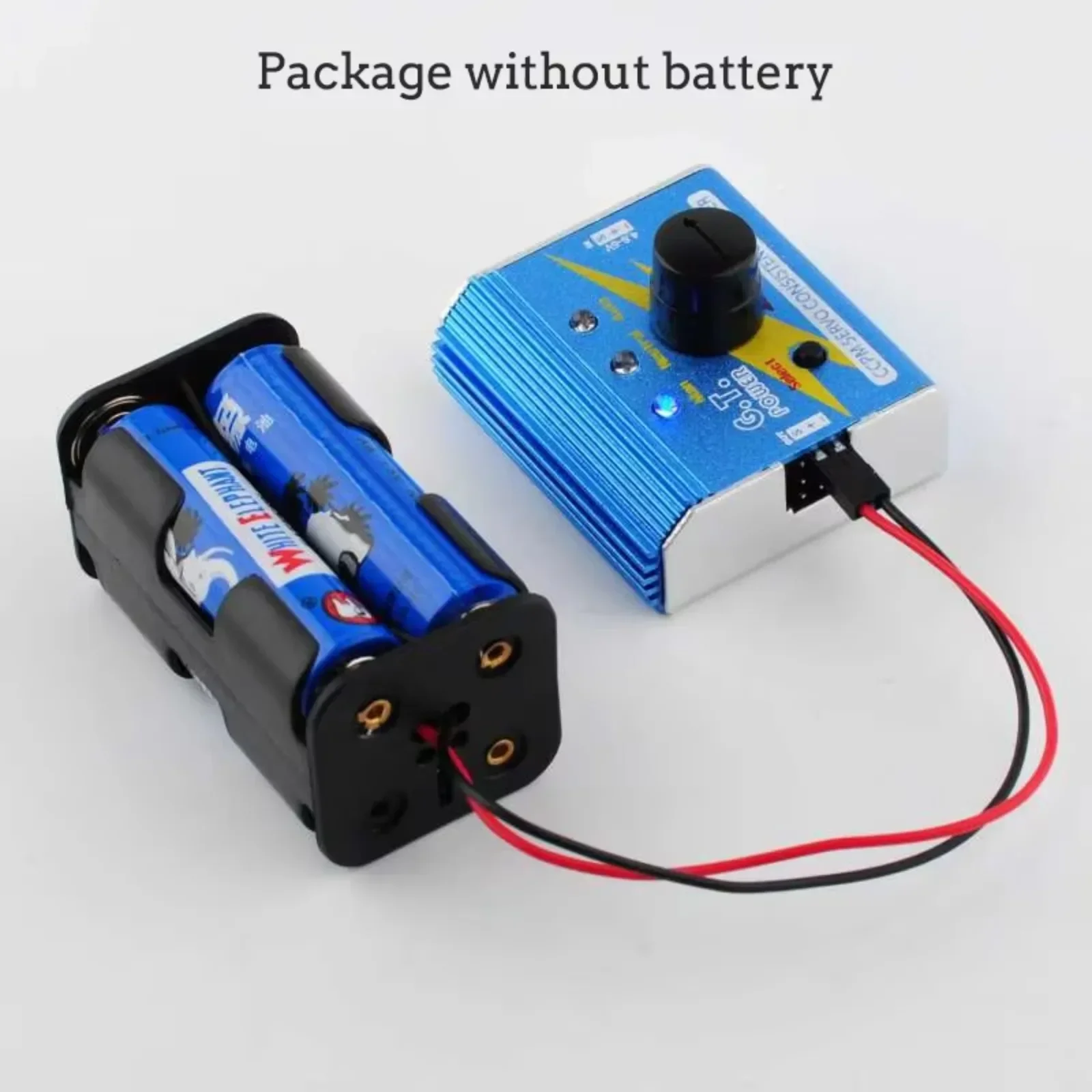 3CH ESC Servo Tester G.T. Power CCPM Consistency Master Checker Tester + 4 Cell AA Battery Holder Case with JR Connector