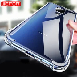 for Huawei Mate 20 Mate 20 X P30 P20 Pro Y7 Y9 Prime 2019 Case,Silicone Shockproof Transparent Protective for Huawei Nova 5 Case