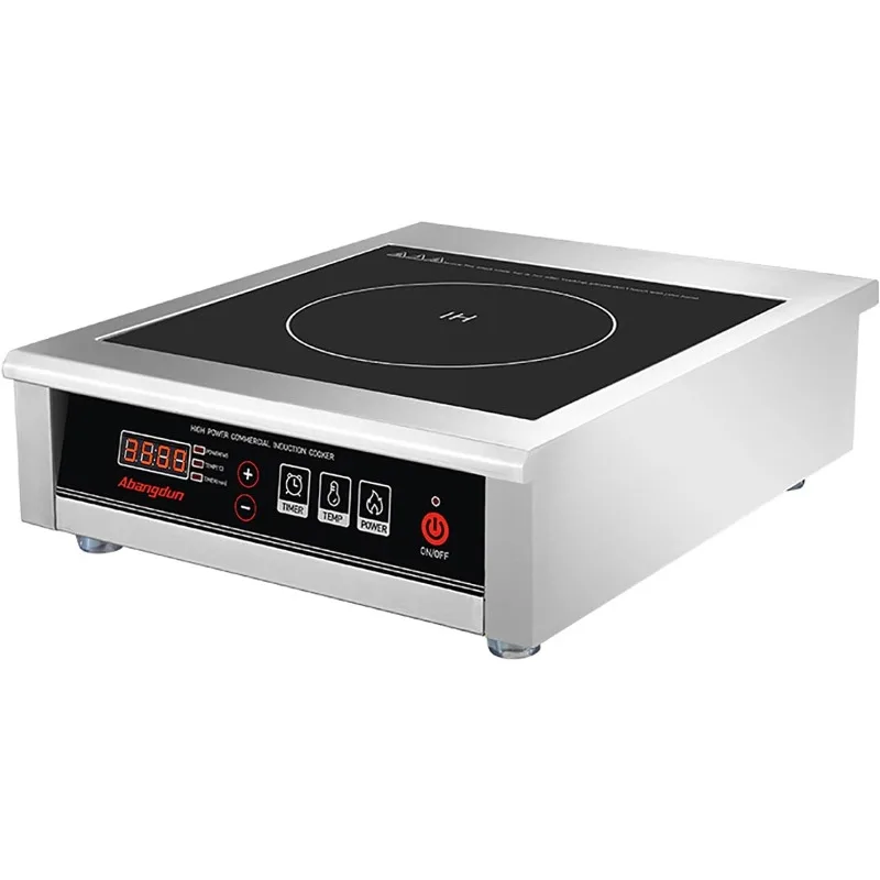 

Commercial Range Countertop Burners 3500W/240V Induction Cooktop Hot Plate for Kitchen Restaurants (Single Burner)