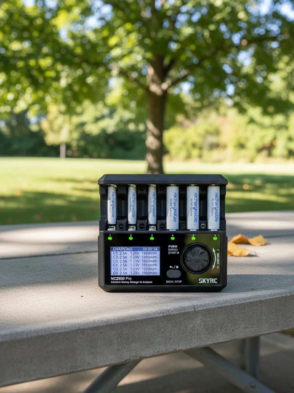 

SKYRC NC2500 Pro 6-Slot Professional AA AAA Battery Charger 2.5A Fast Charge 1.5A Discharge Battery Internal Resistance Tester