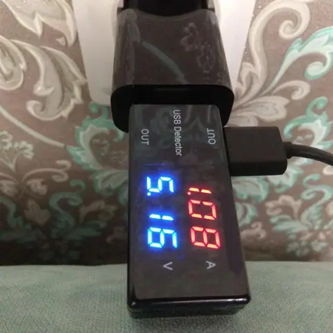 USB 전압 전류 테스터 멀티미터 블랙 휴대용 소형 LCD 전압계 전류계 전력 모니터 용량 측정기