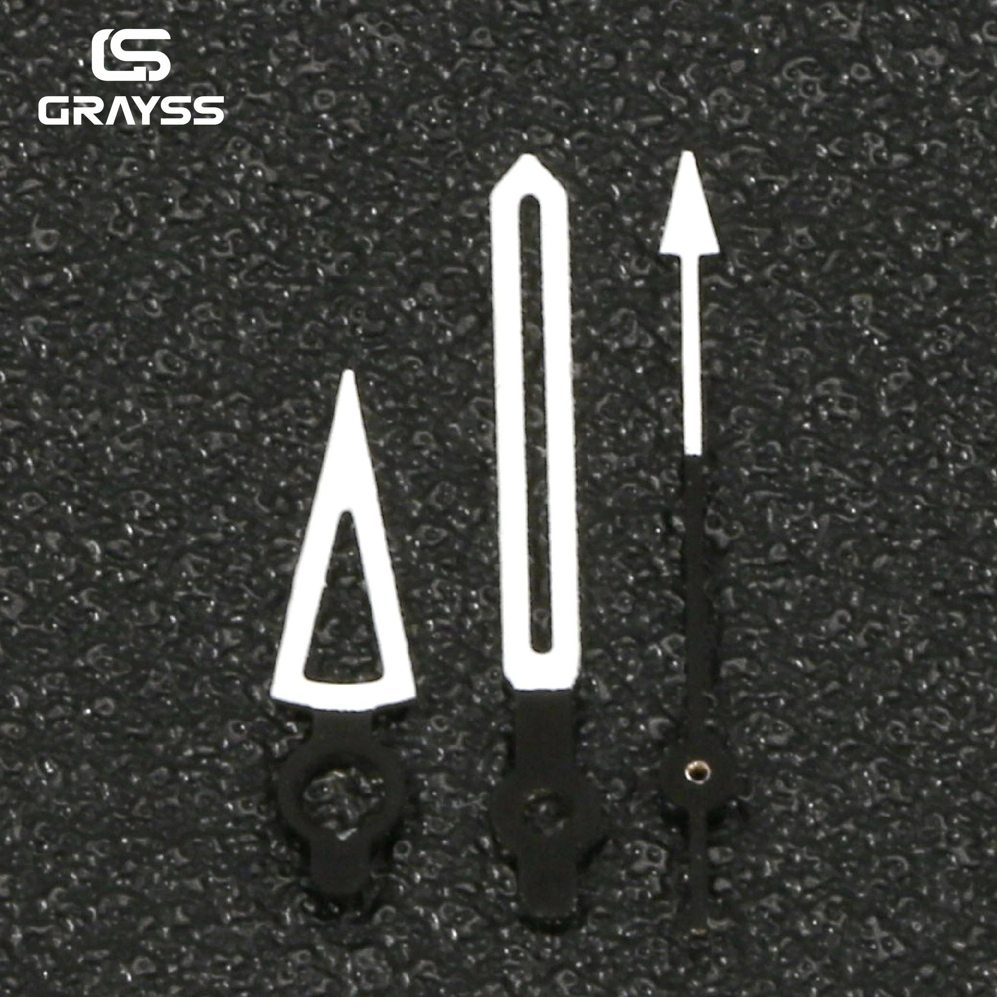 GRAYSS Watch Hands Set Blue Luminous Skeleton Watch Hands for NH35/miyota Movement DIY Mod Parts Mechanical Watch Replacement