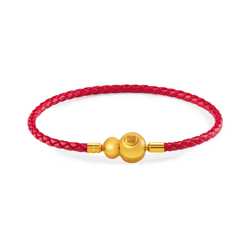 MOONLIGHT Lucky Kalebas Armband voor Vrouwen Echt Gevlochten Lederen Armband 9 Kleuren Mode Accessoires Handgeweven Sieraden Geschenken - afbeelding 2
