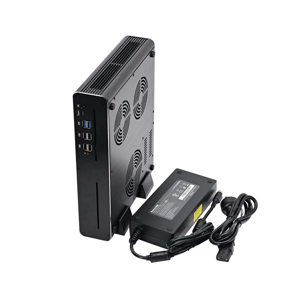 HUNSN 8K Mini PC, komputer Gaming, HTPC, Kodi, BM33m, Core I7 12650H, Wi-Fi 6, RTX1660S 6G grafis, HDMI, 3xDP, tipe-c, 2 x LAN