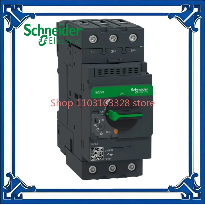 

GV3P32 Ручной стартер и протектор TeSys Deca, термомагнитная защита цепи, поворотная ручка, 23...32A, разъемы EverLink BTR