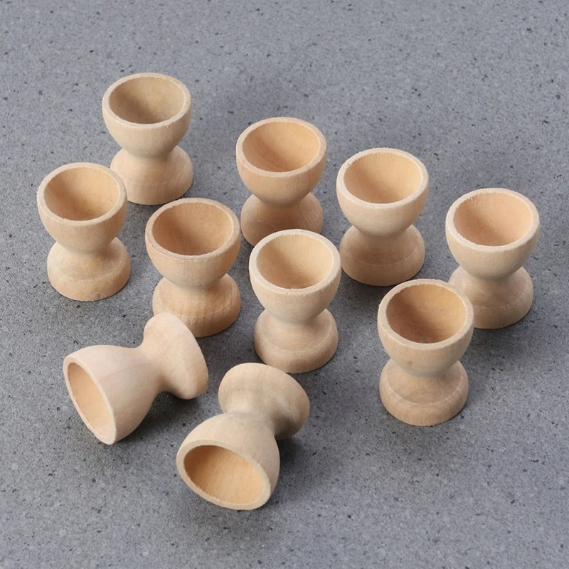 5 Cái/bộ Cốc Trứng Phục Sinh Đứng Để Bàn Hiển Thị Cốc Vật Liệu Montessori