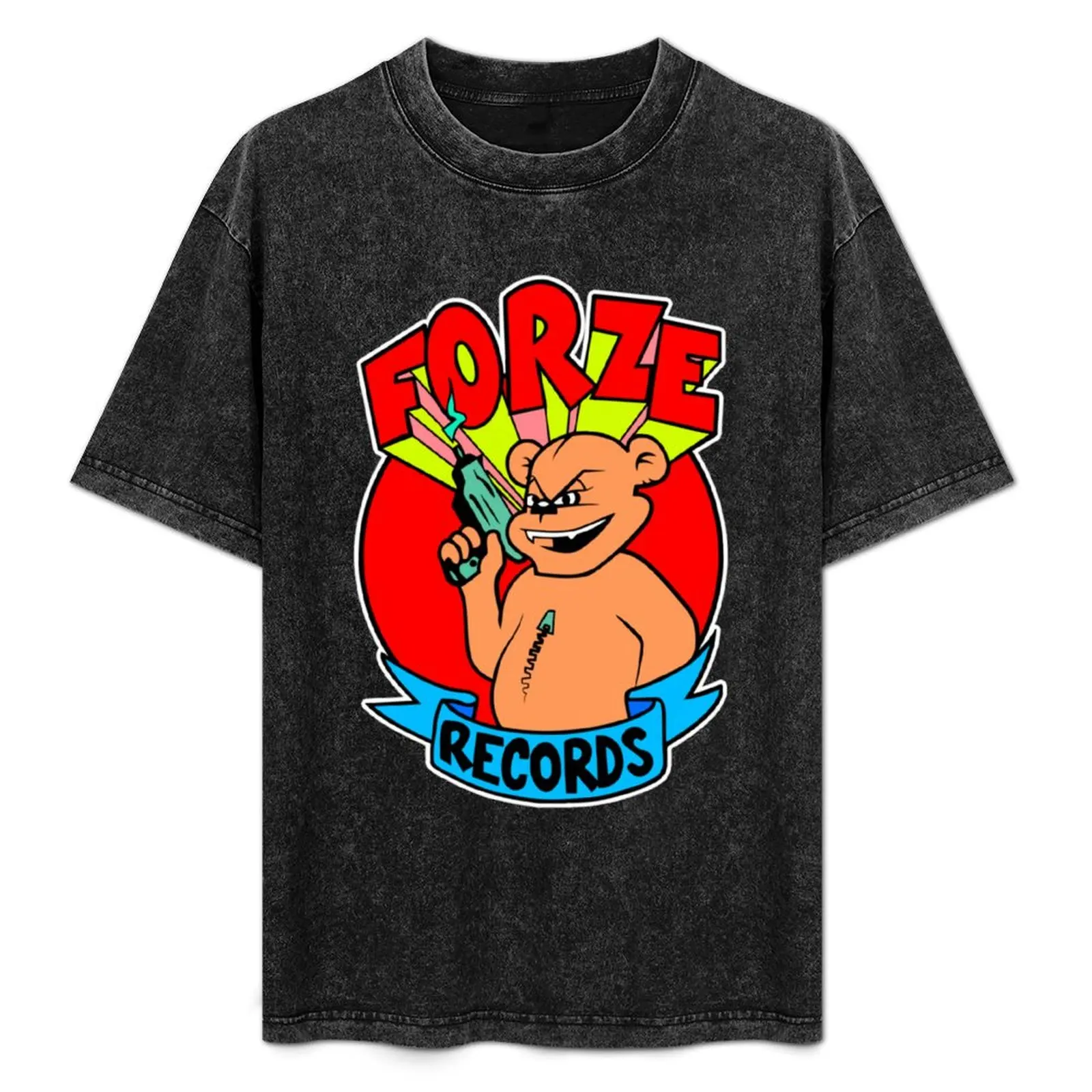 Camiseta Forze Records, camiseta informal holgada de verano