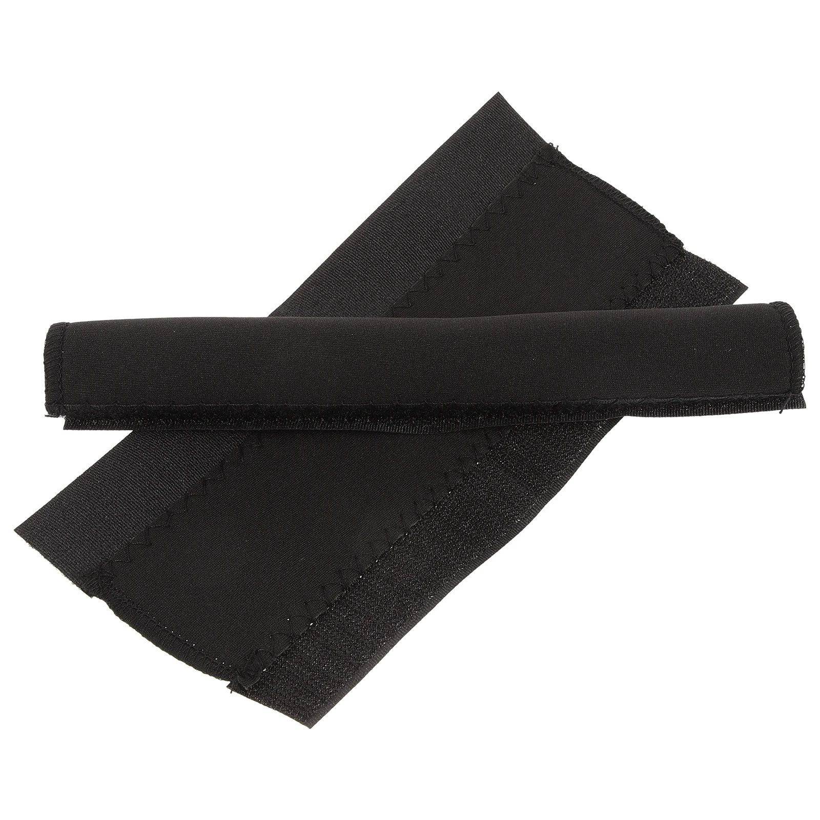 

2Pcs Tight Stitching Bike Chain Cover Protector Black Bicycle Chain Guard Accessories For Road And Mountain Bikes
