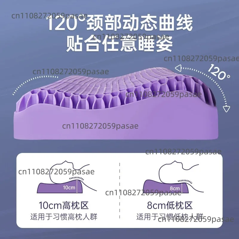 Pillow Core, Aids Sleep and Supports The Cervical Spine, Pressure-free Wave-shaped Single Pillow for Comfort and Breathability