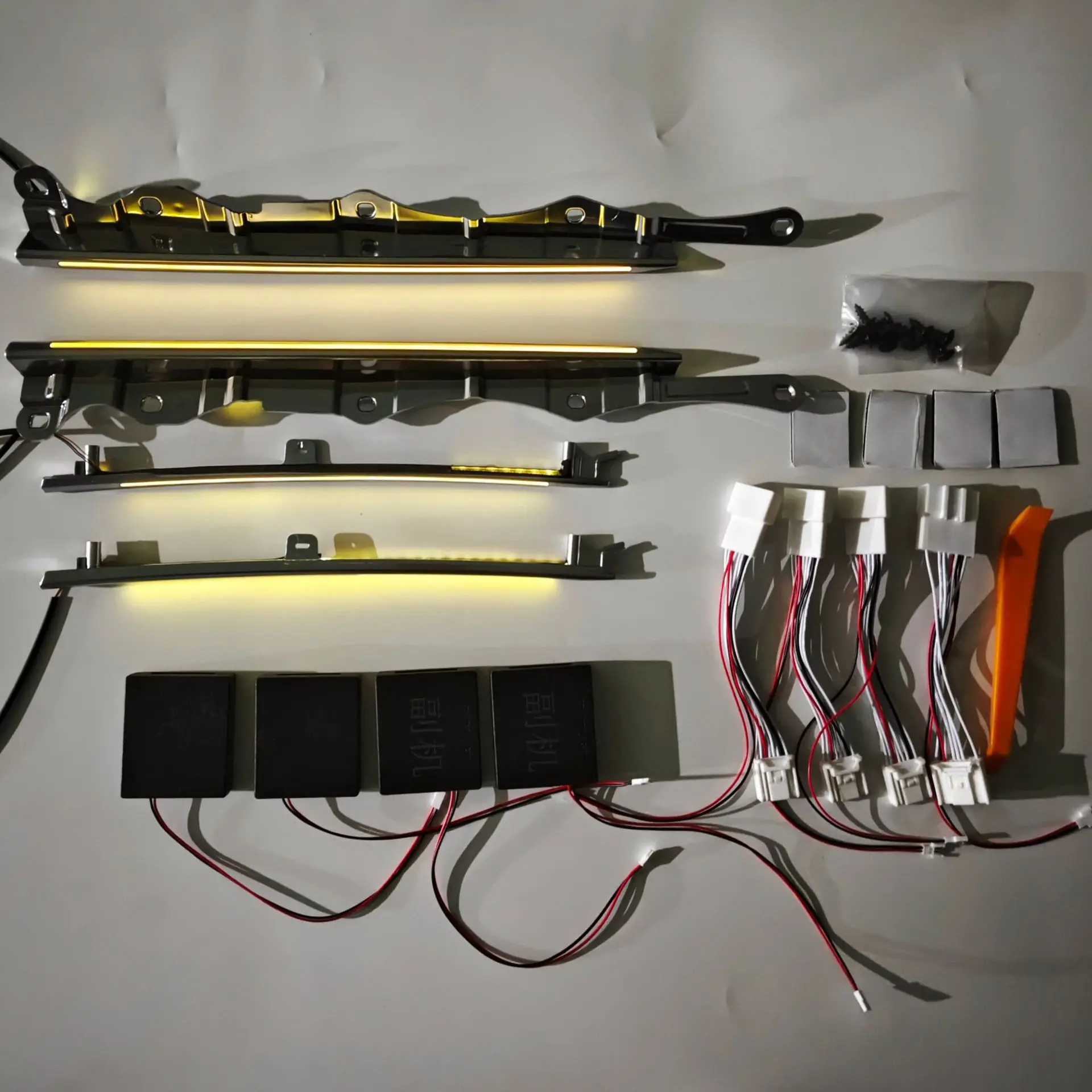 64 colors Set of 4pcs For Toyota Camry Interior atmosphere light automotive decorative light door panel light for CAMRY 2025 - view 3