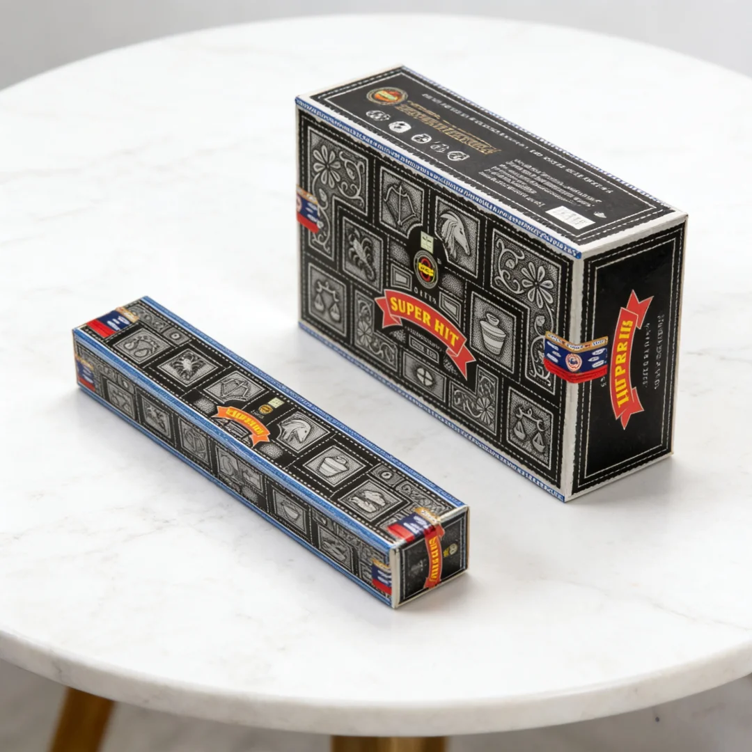 SATYA Incenso Super Hit, Original (4 /8 /12 cajas X 15g) - Aroma de Hierbas Massala para Meditación, Relajación y Yoga