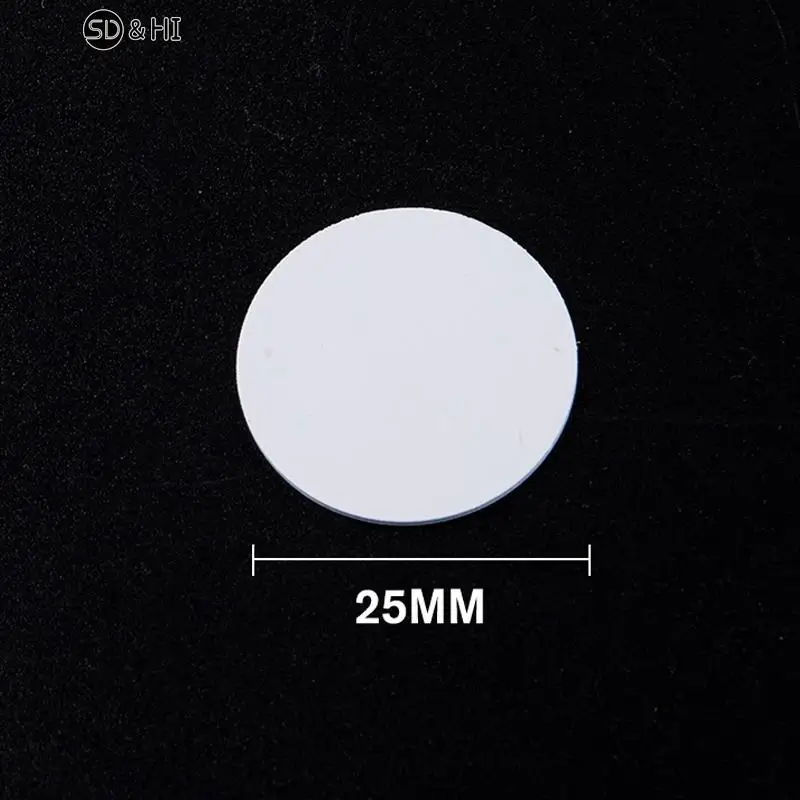 10Pcs NFC Ntag215 Coin TAG Key 13.56MHz NTAG 215 Card Label RFID Ultralight Tags Labels 25 Mm Diameter Round