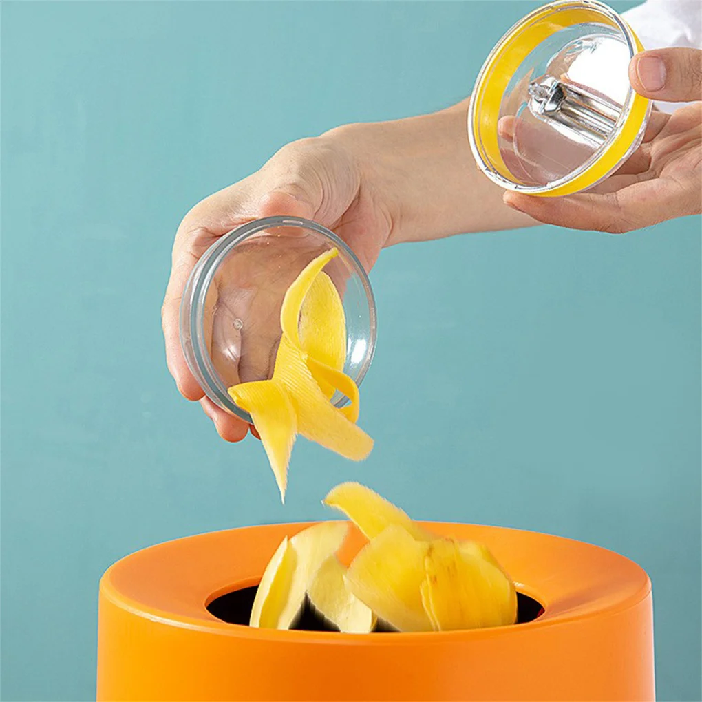 Vegetable Peeler Container Stainless Steel Potato Peeling Tool Kitchen