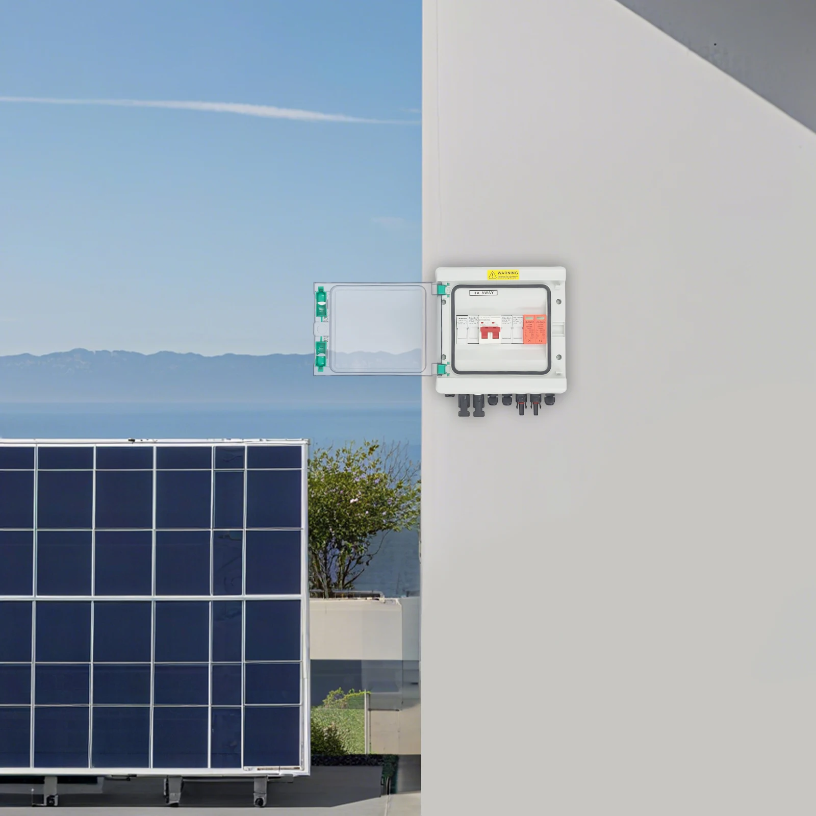 

Multi‑Protection Photovoltaic Combiner Box, Overload Lightning Short‑Circuit Protection Real‑Time Monitoring Remote Control